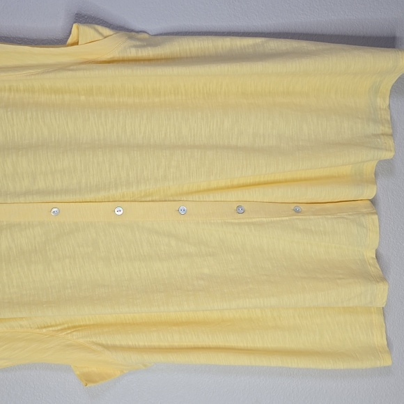 J. Jill  Sleveless Yellow Button Front  Shirt Versatile Style Size 4X NwT. - Picture 3 of 9